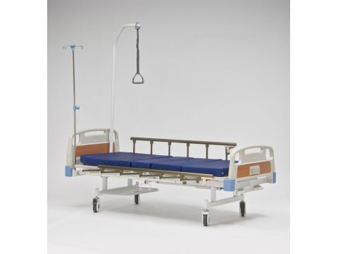 Кровать медицинская функциональная механическая RS105-B (четырехсекционная, двухфункциональная)