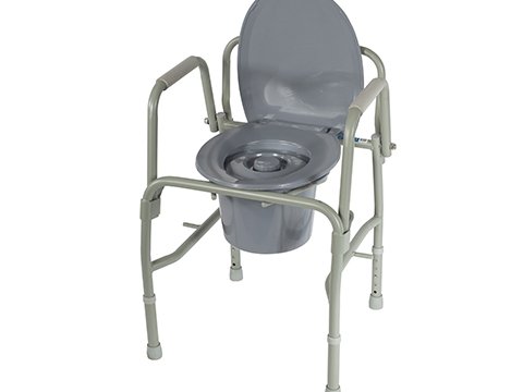 Кресло-туалет с откидывающимися поручнями арт.10583