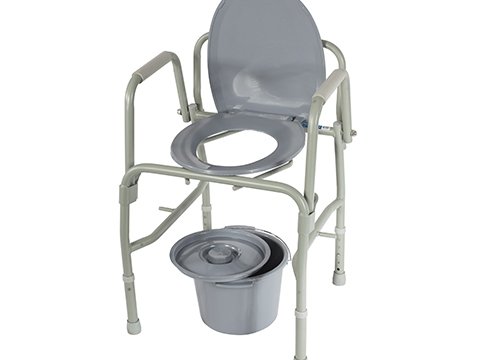 Кресло-туалет с откидывающимися поручнями арт.10583 фото 3