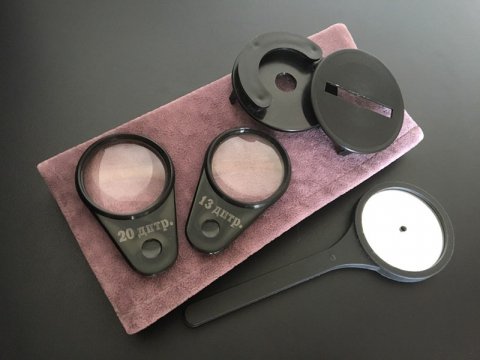 Комплект ОЗ-2 офтальмоскопа зеркального фото 2
