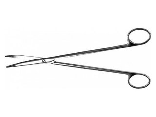 Ножницы для глубоких полостей изогнутые с двойным изгибом, 280 мм (новое исполнение)