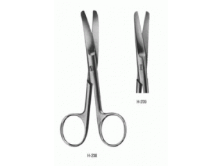 Ножницы хирургические вертикально-изогнутые, 150 мм